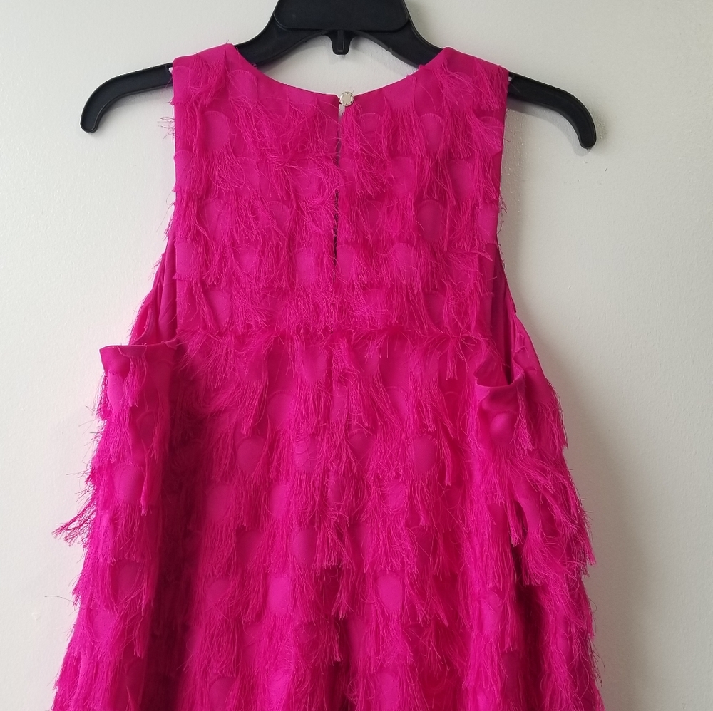 By Anthropologie Roxie Textured Finger Shift Dress Size 12 - Picture 12 of 13